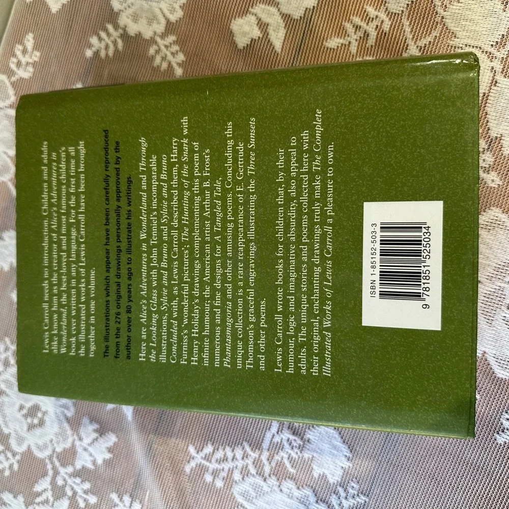 Vintage 90s Lewis Carroll Complete Illustrated‎ Works Chancellor Press